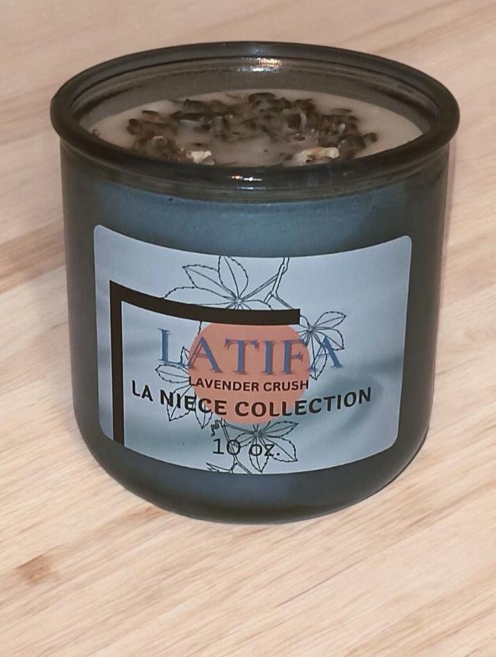 Lavender and jasmine candle fresh and calming