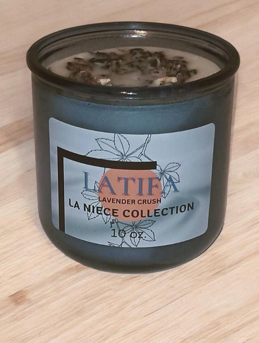 Lavender and jasmine candle fresh and calming